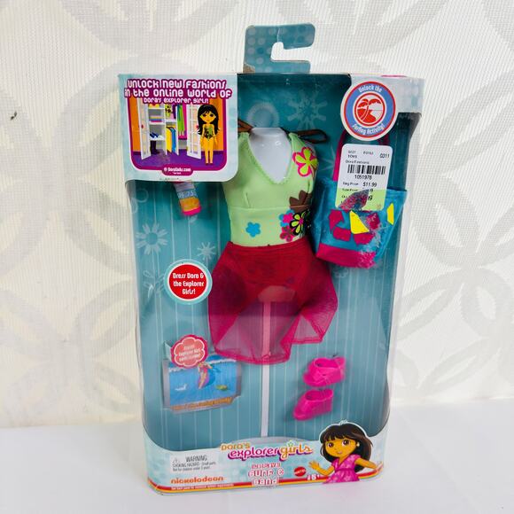 5 for $25| Mattel Dora's Explorer Girls Surf And Sand Accessory Fashion Pack - Picture 5 of 5